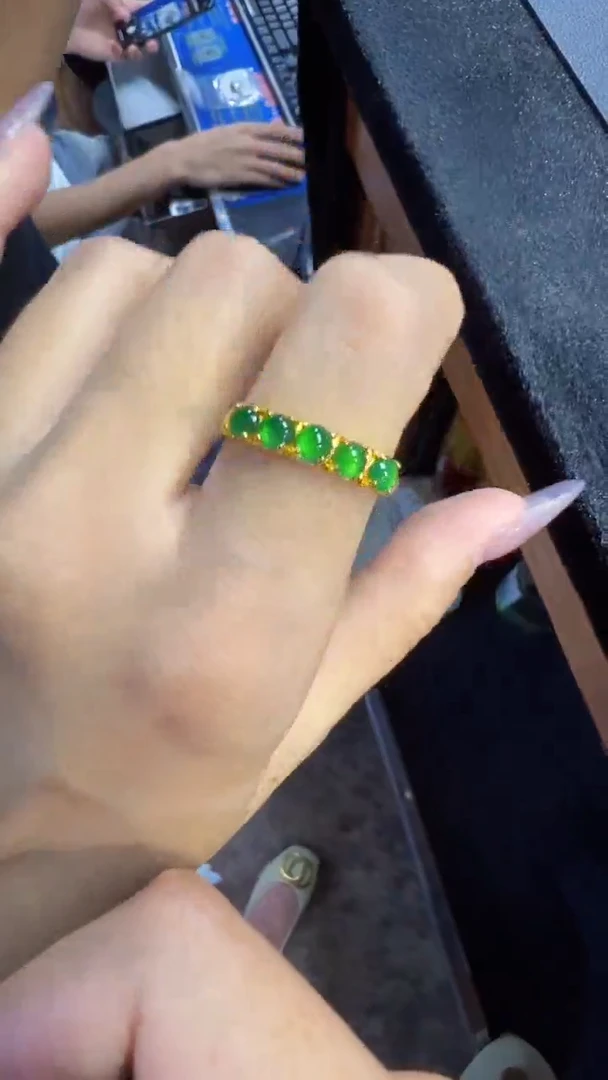 翡翠戒指未镶嵌戒指商品多样性发货1