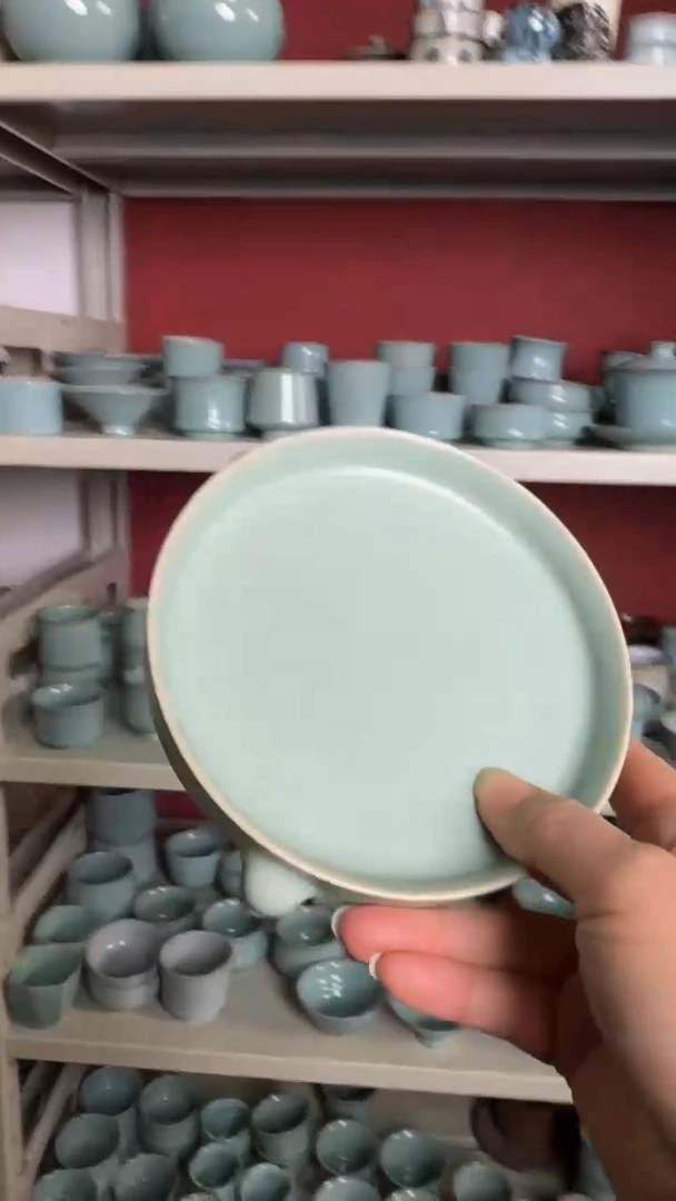 【闪购商品】杯35汝瓷纯手工三足笔洗（微微不完美）