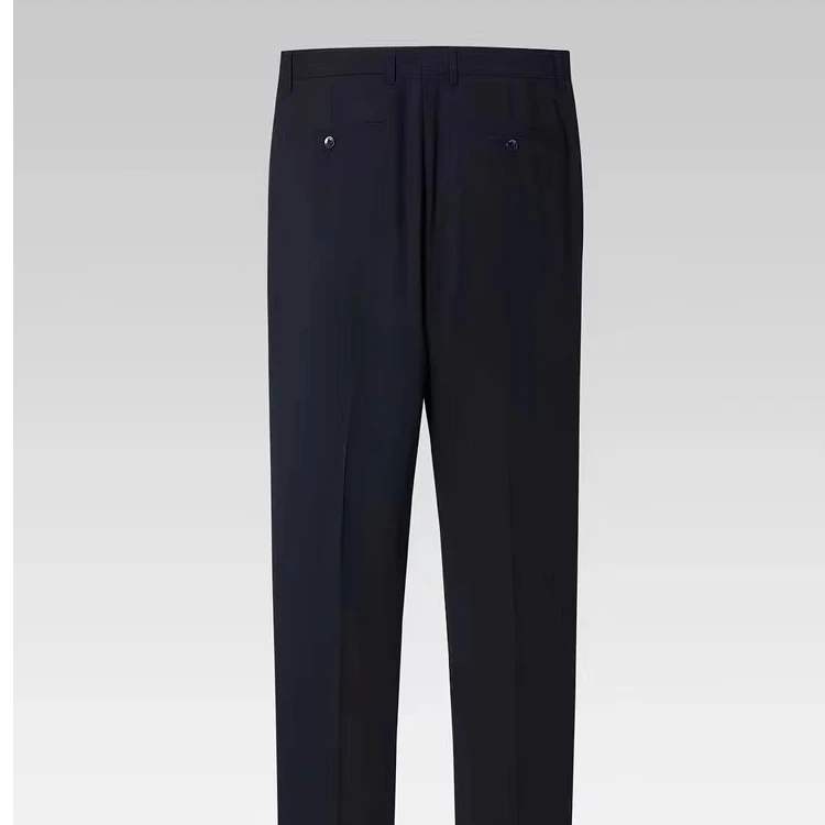 直筒裤商务休闲免烫抗皱休闲裤商务男式透气户外百搭直筒男裤