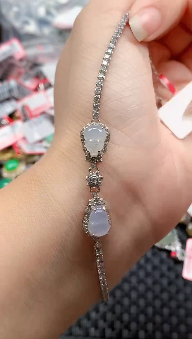 银S925镶嵌戒指翡翠天然A货缅甸翡翠