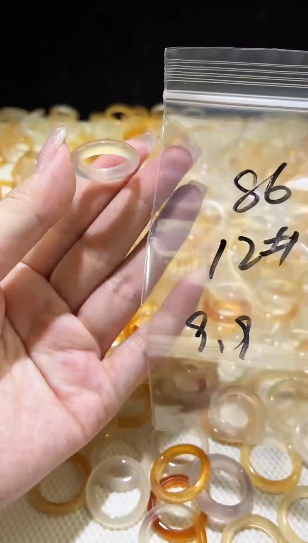 未镶嵌戒指玛瑙/玉髓86