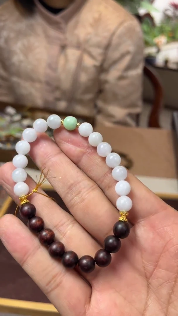 未镶嵌手链翡翠手串