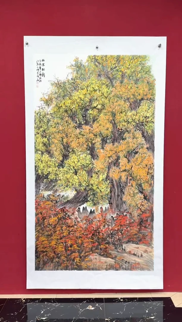 国画国画绘画山水花鸟