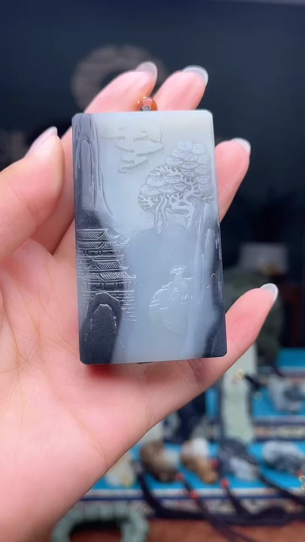 未镶嵌和田玉挂件1