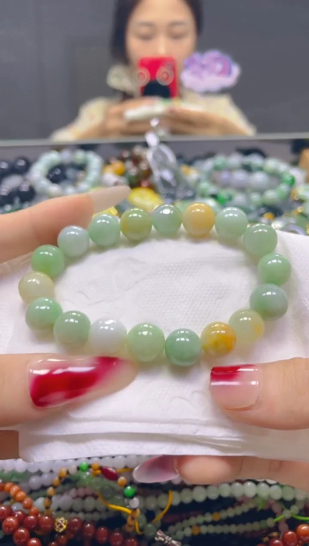 颈饰未镶嵌翡翠10MM/U/翡翠A货，一件也是批发价