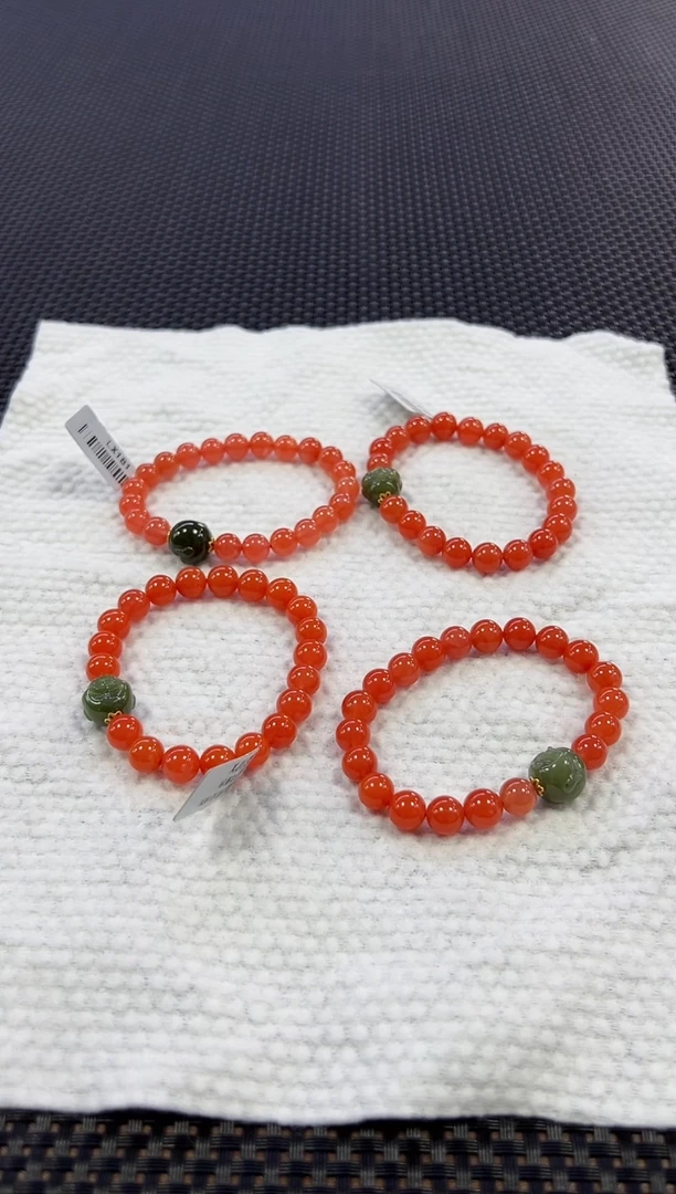 【闪购商品】南红玛瑙手串未镶嵌DIY一条（多样性发一件）