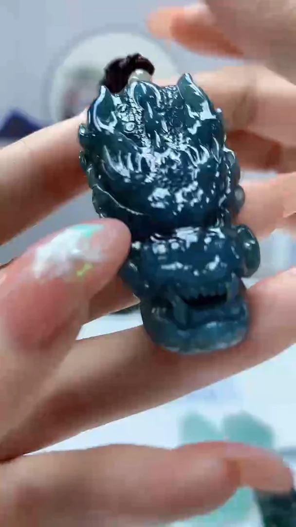 【闪购商品】定制翡翠未镶嵌5152DD-毛货挂件102