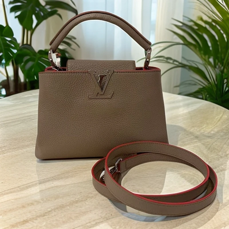 95新 LouisVuitton/路易威登  灰色手提包  1167 6509