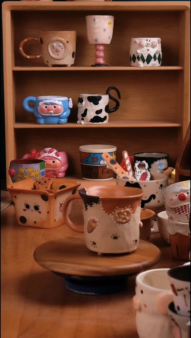 摆件陶景德镇原创手工陶瓷