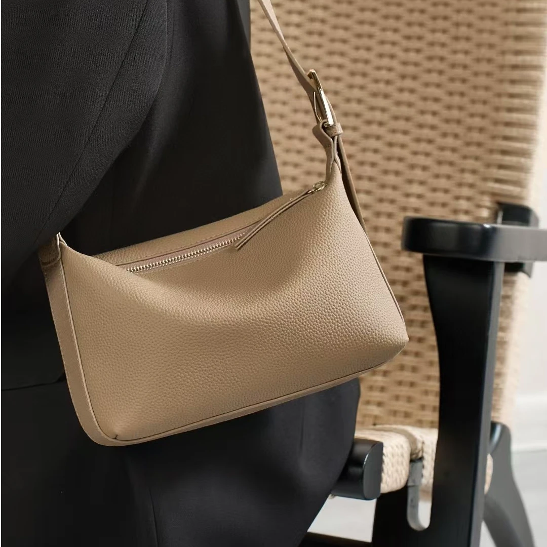 【私人定制】包包女款新款真皮单肩百搭斜跨气质小众斜挎包6835