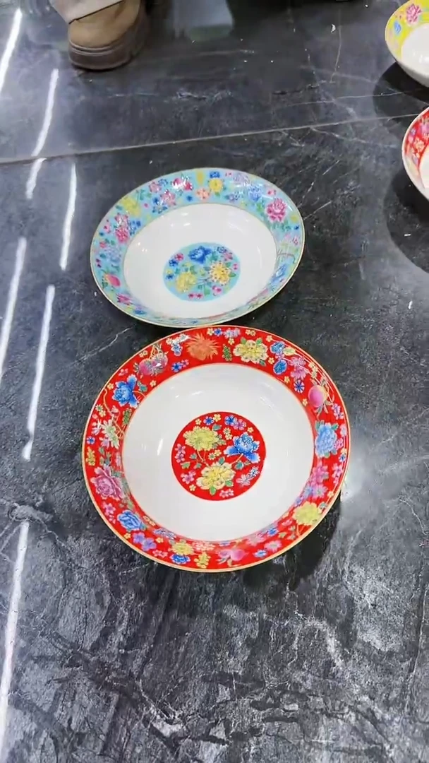 【闪购商品】瓷片7.5英寸深盘6个景德镇陶瓷