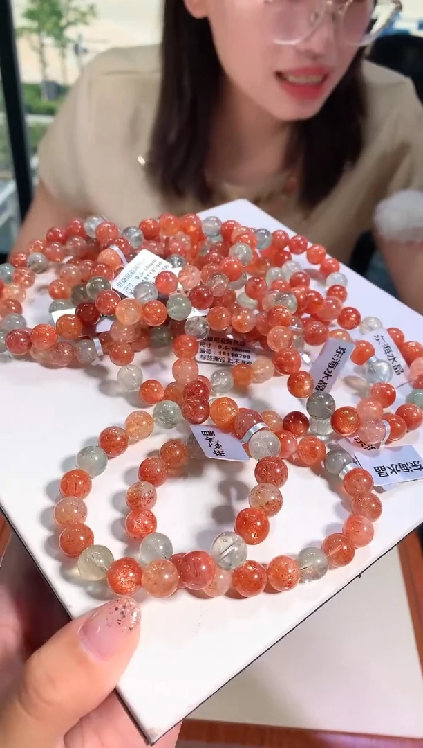 未镶嵌手链日光石9.5-10mm阿鲁沙手链多样性发一