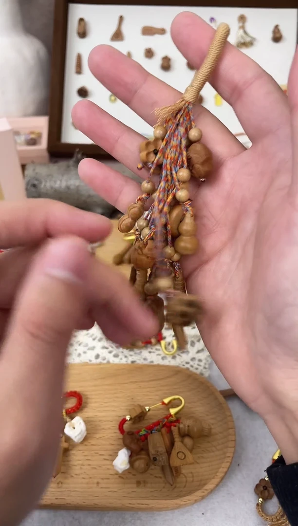 长款桃木挂件一物一拍20款长款