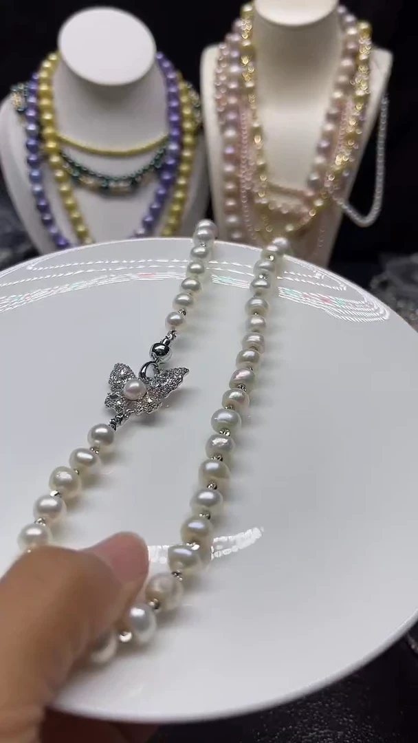 颈饰未镶嵌淡水珍珠多人