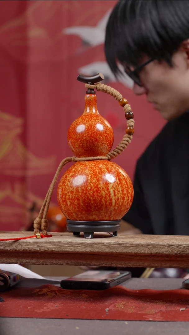 269号大漆精品葫芦一物一拍网兜