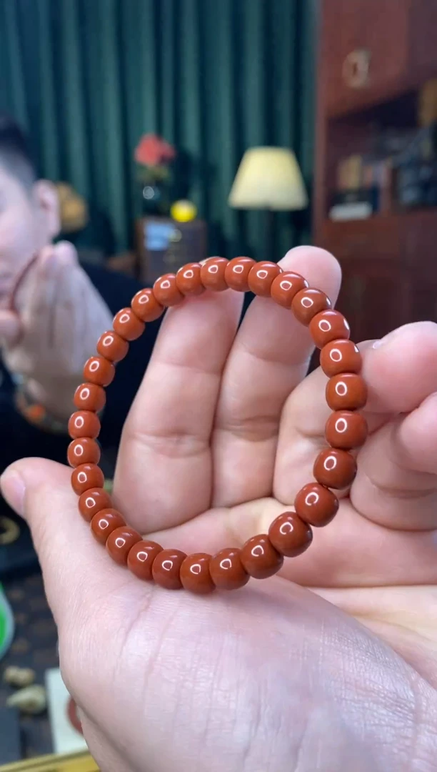 未镶嵌手串南红玛瑙7mm老型