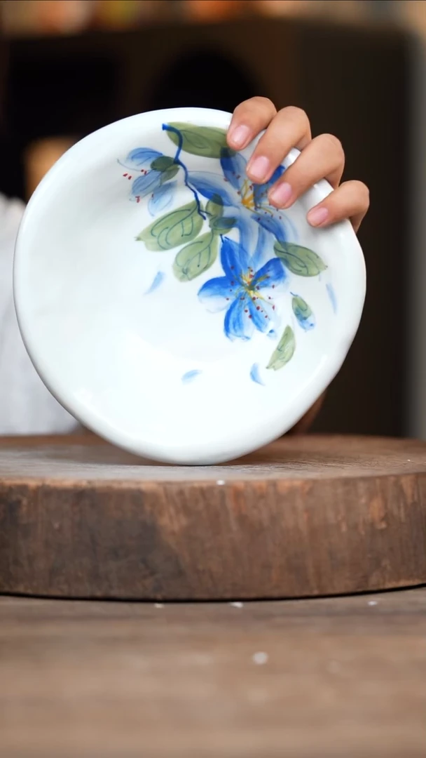 瓷片景德镇高温釉下彩（食品级）