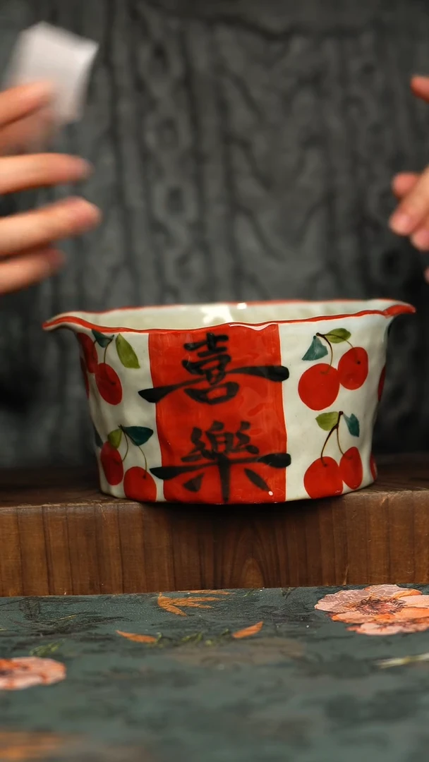 杯釉下彩手工手绘同款陶器