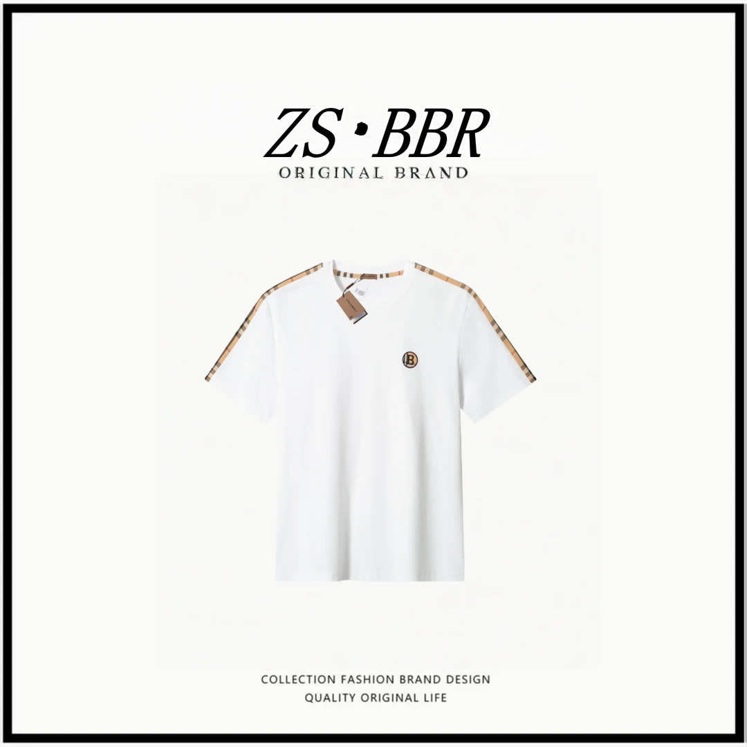 夏季新款休闲百搭纯色圆领短袖808-1