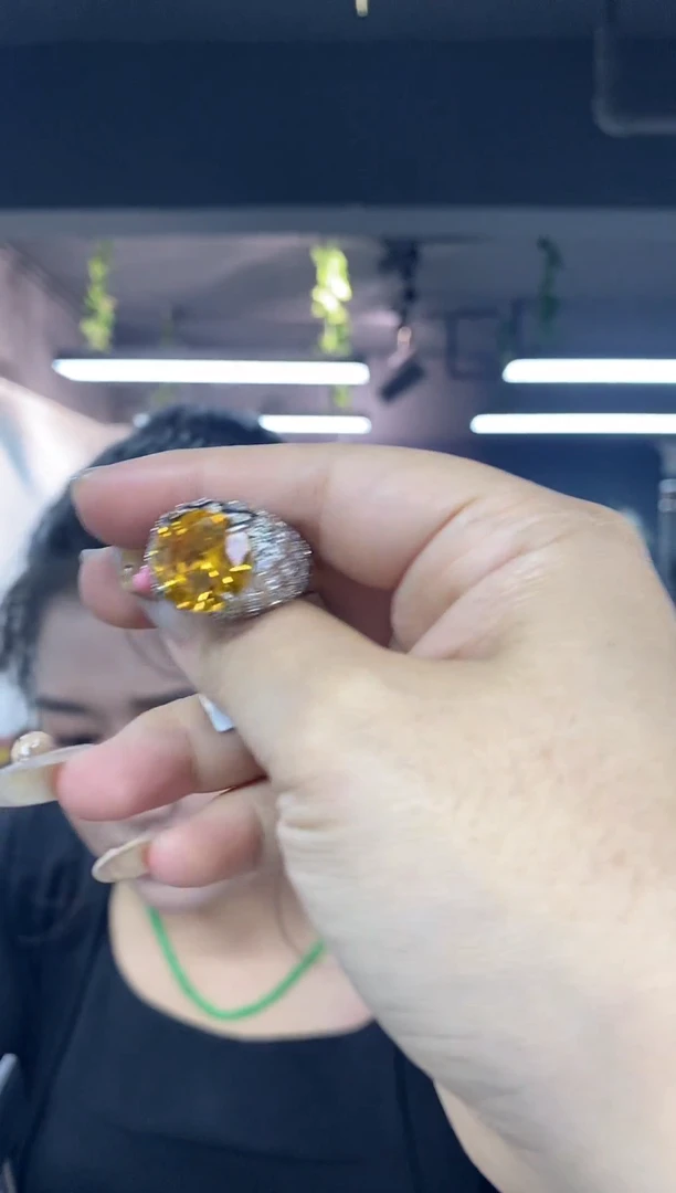 未镶嵌戒指烟晶多样性发其一颜色微差