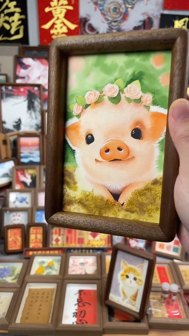 国画纯手绘书法绘画作品