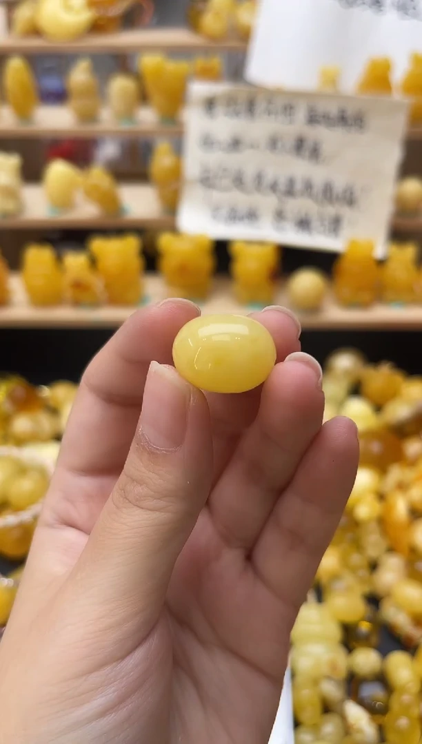 琥珀未镶嵌珠宝奇石038琥珀蜜蜡微瑕