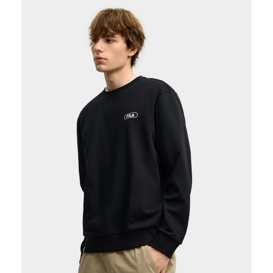 Fila/斐乐男士【宽松百搭】秋冬新时尚舒适户外套头卫衣F11M549212F
