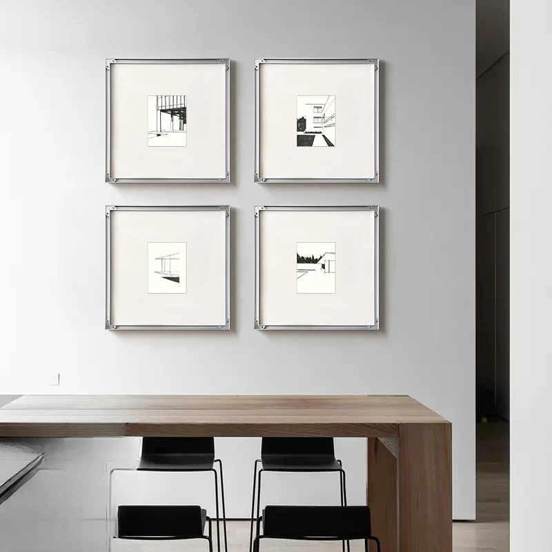 【爱的礼物】黑白摄影卧室装饰画现代简约客厅墙画小众艺术反框挂画