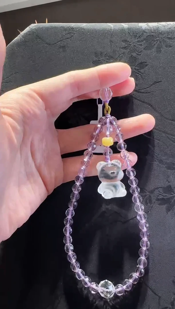 未镶嵌手绳水晶小熊款