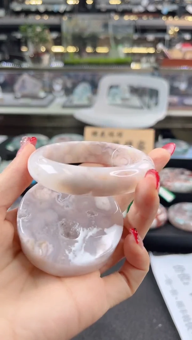 未镶嵌手镯石英质玉56圈口（赠品镯心）1790463