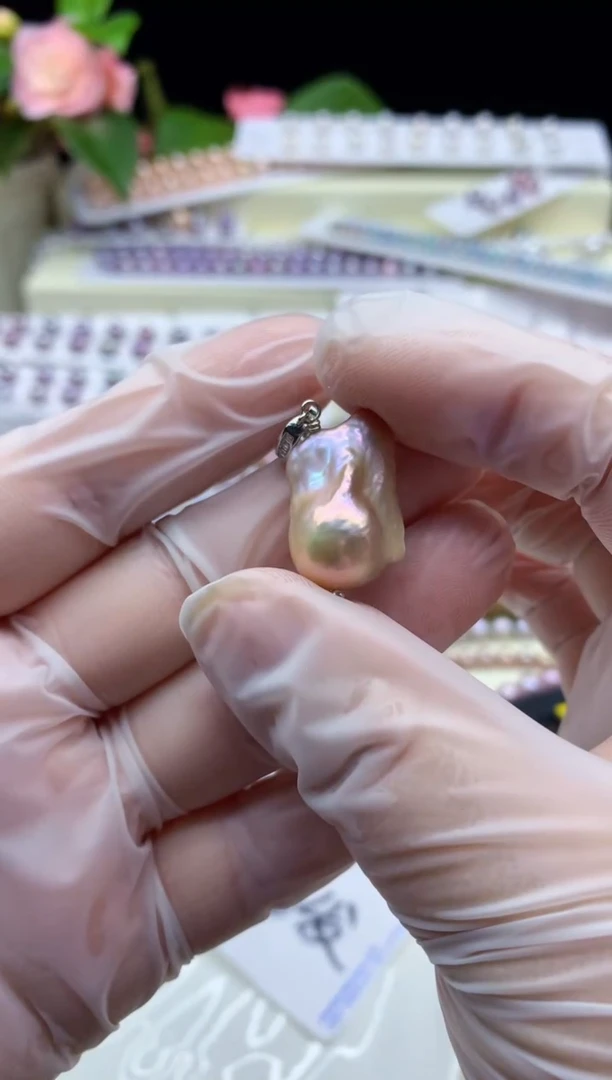 【闪购商品】淡水珍珠吊坠(不含链)未镶嵌淡水珍珠吊坠