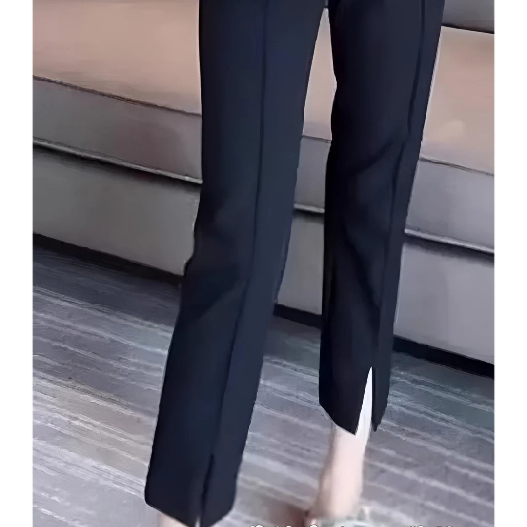 冯小姐时尚大码女装（休闲百搭显瘦洋气减龄高弹高腰超薄休闲裤97）