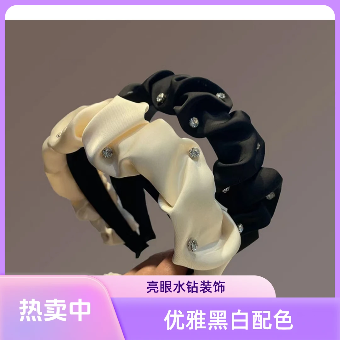 欧美风瑞丽风复古/宫廷日韩发箍水钻发饰百搭简约小众轻奢. 7