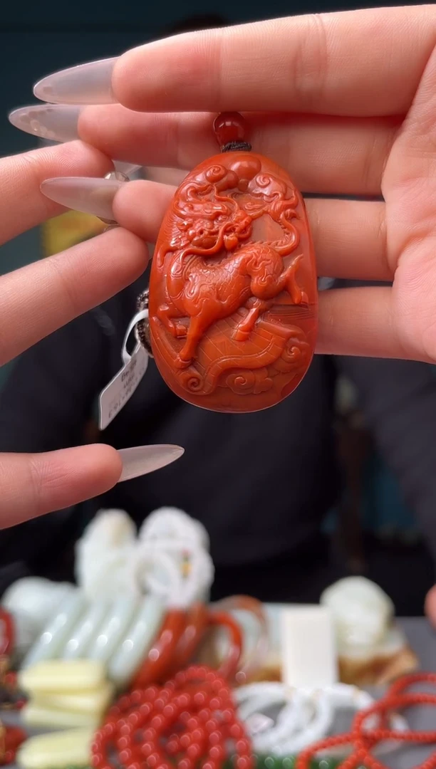 【闪购商品】南红玛瑙颈饰未镶嵌吊坠