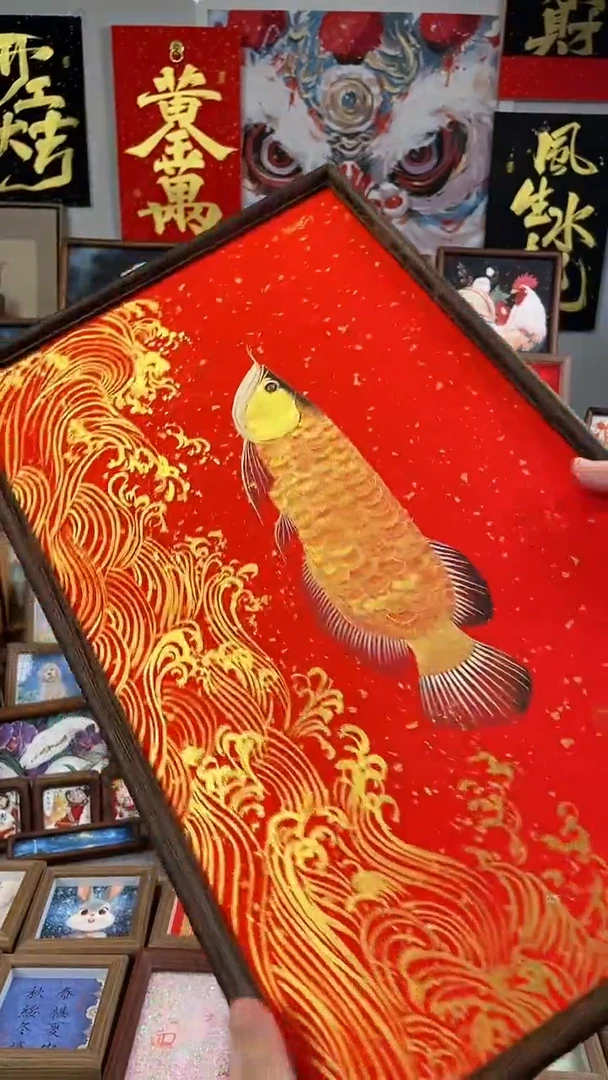 国画纯手绘书法绘画作品