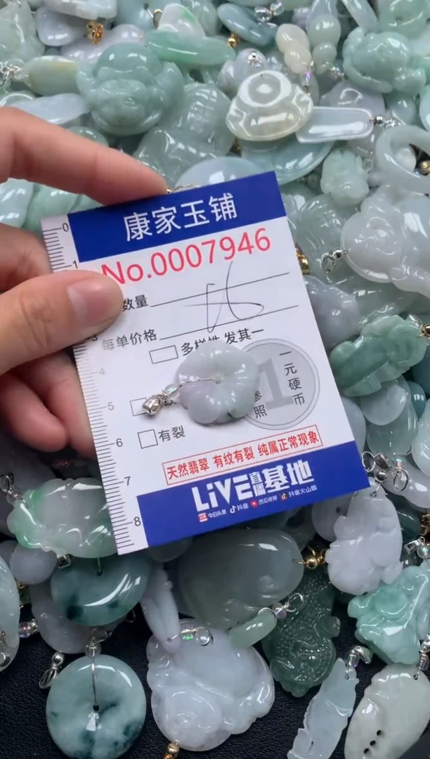 颈饰未镶嵌翡翠7946