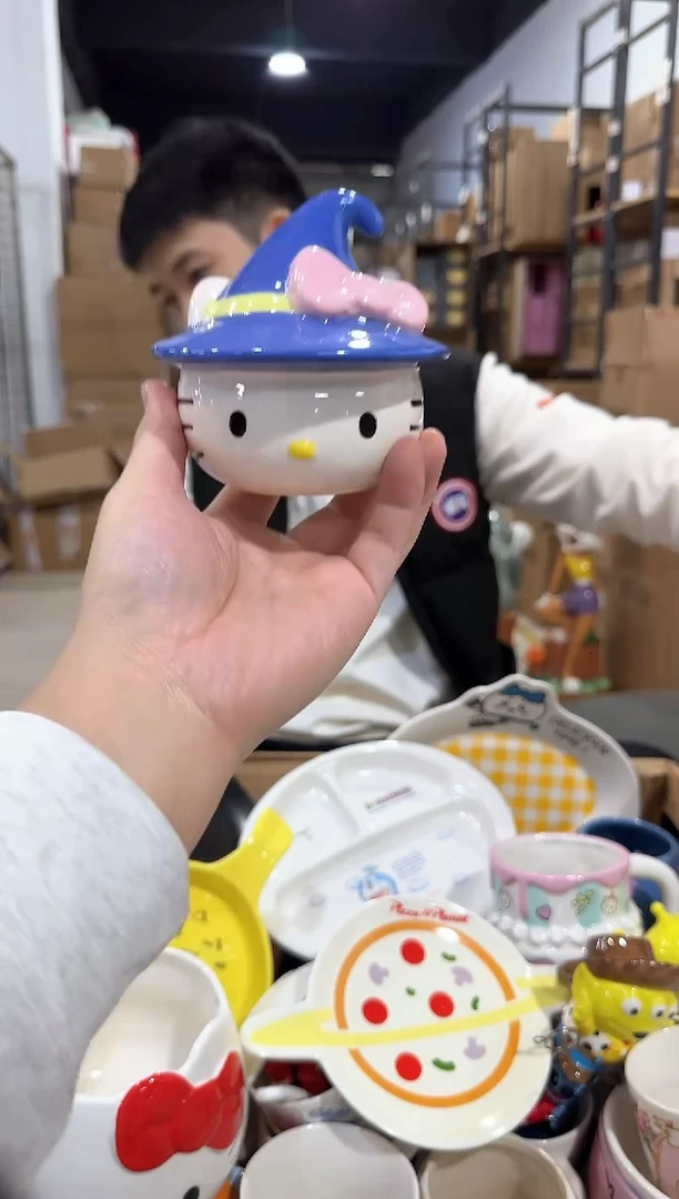 瓷片魔法kt花插