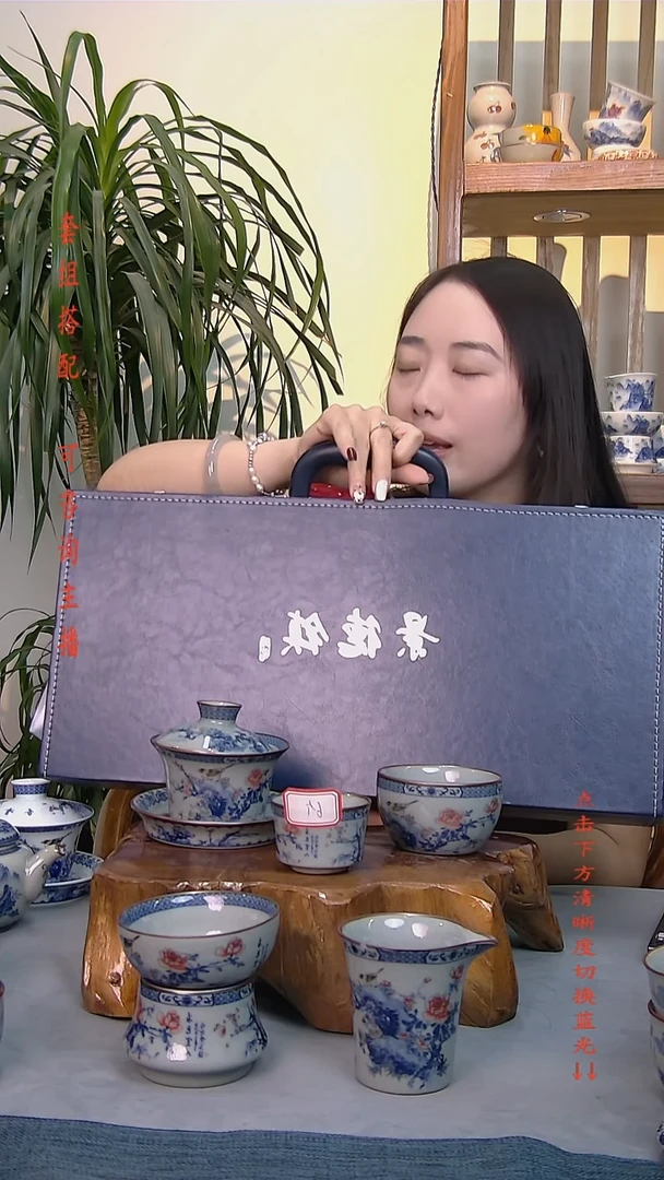 礼盒装11件套 老陶泥开片纹陶瓷茶具