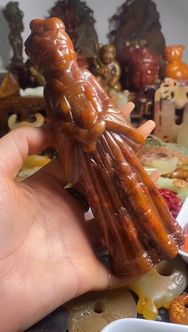 未镶嵌岫岩老玉（透闪石质玉）摆件未镶嵌
