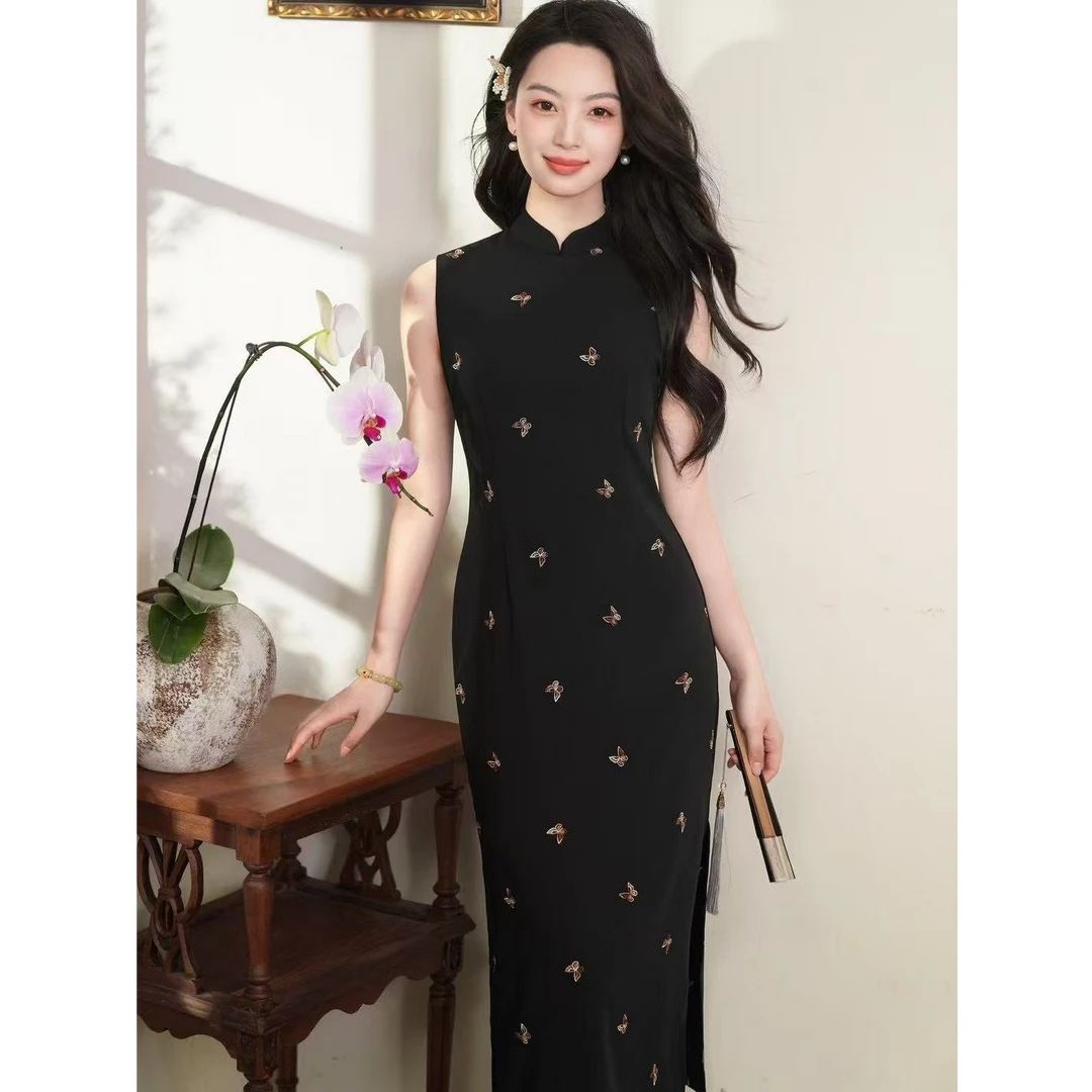 【浮生若梦】中国风少女气质传统款旗袍新中式日常旗袍单层衣长120