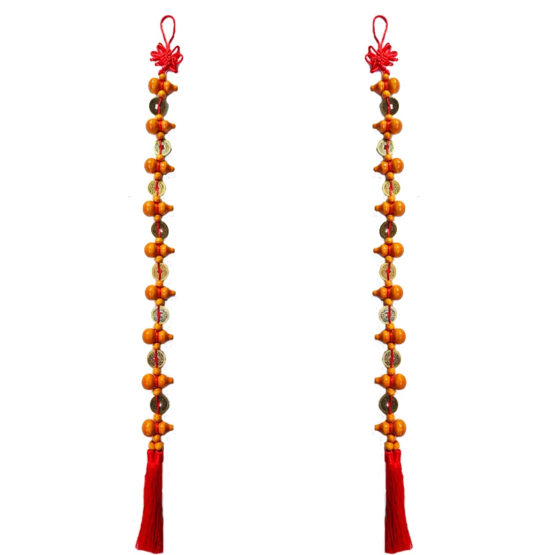 【姚易君推荐】(1对)大门房间木葫芦挂件房间门窗户五D钱（送挂钩）