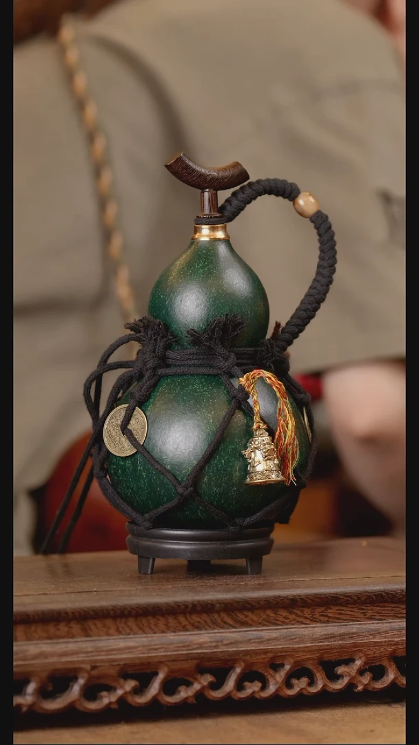 95号精品天然大漆酒葫芦一物一拍~