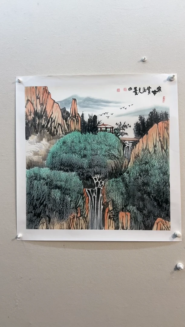 【闪购商品】国画绘画作品4平尺山水