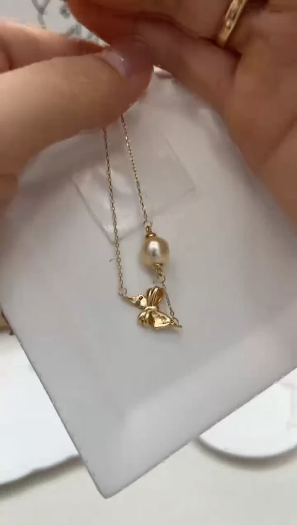 银S925镶嵌手链海水珍珠手链