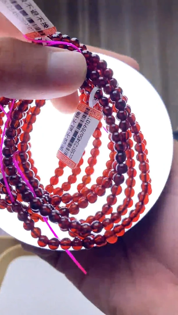 未镶嵌手串石榴石石榴石多圈多样性发一