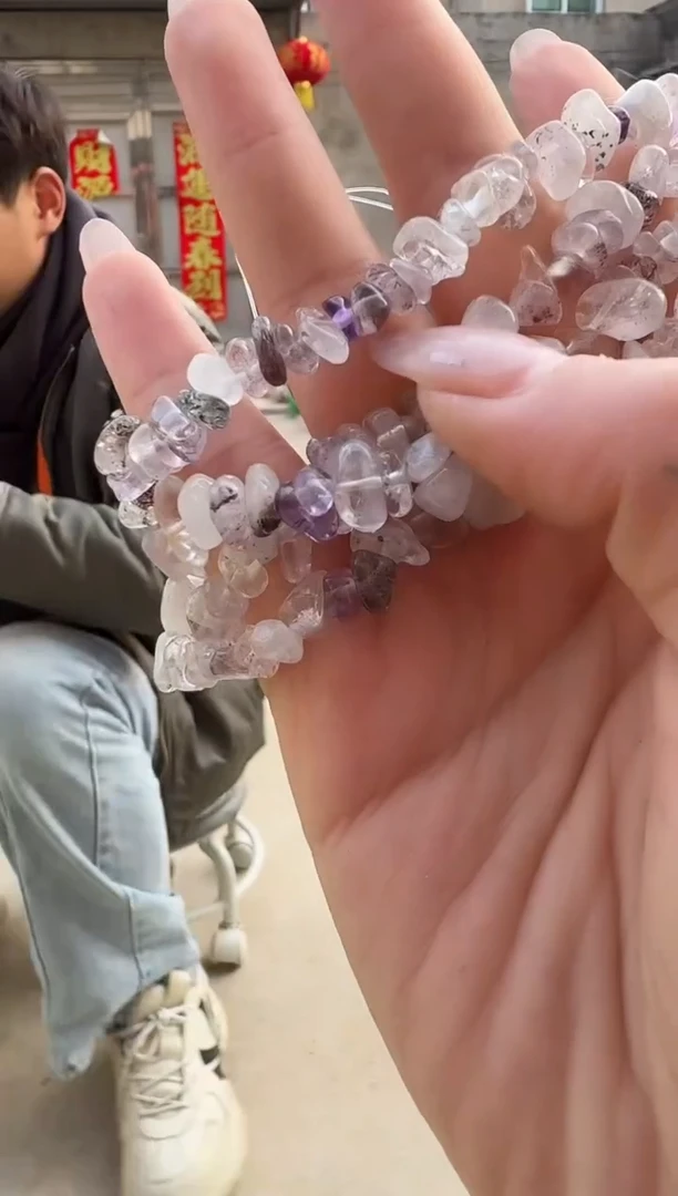 【闪购商品】水晶摆件未镶嵌超七手链多圈多样性发货一个