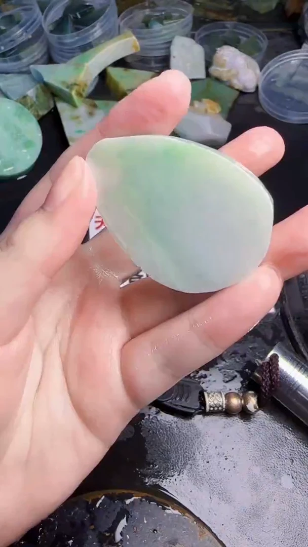 未镶嵌挂件翡翠老****）天然翡翠038