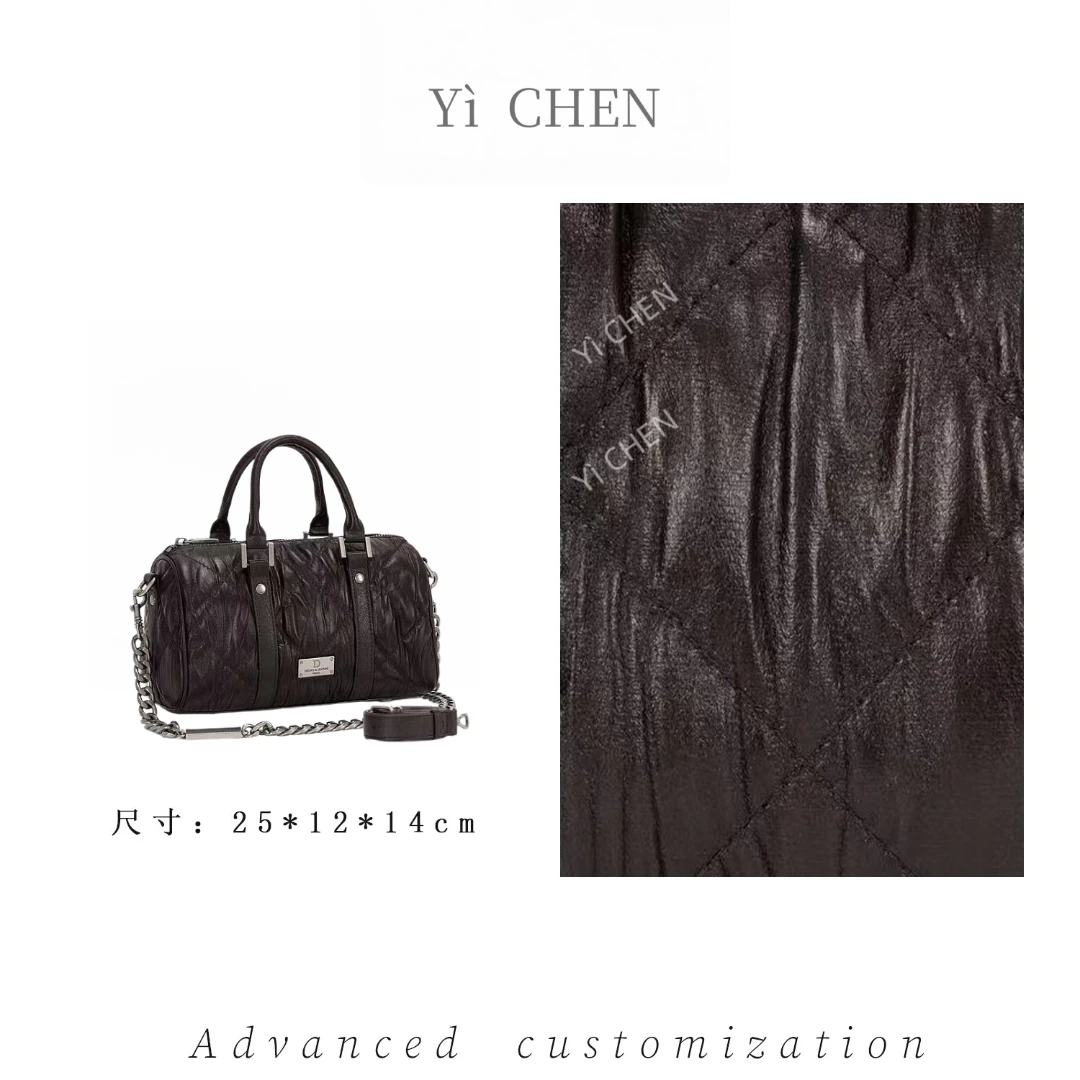 【Yì CHEN】ZT-D8030-泡芙咖简约时尚女士新款轻奢单肩斜跨包