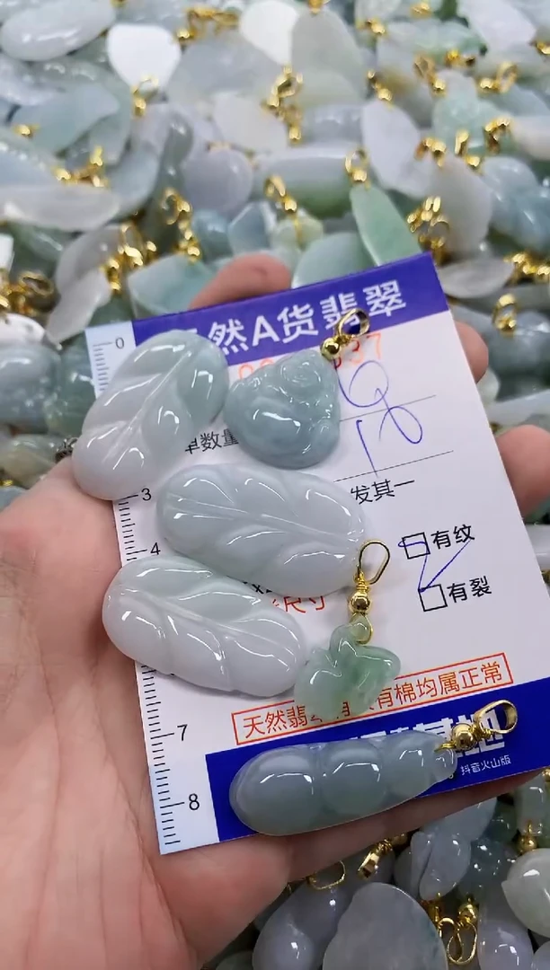 颈饰未镶嵌翡翠N***✨天然A货翡翠