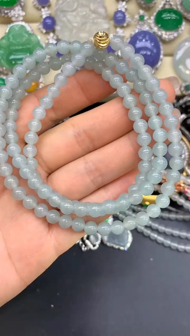 翡翠未镶嵌颈饰85-中国好珍宝